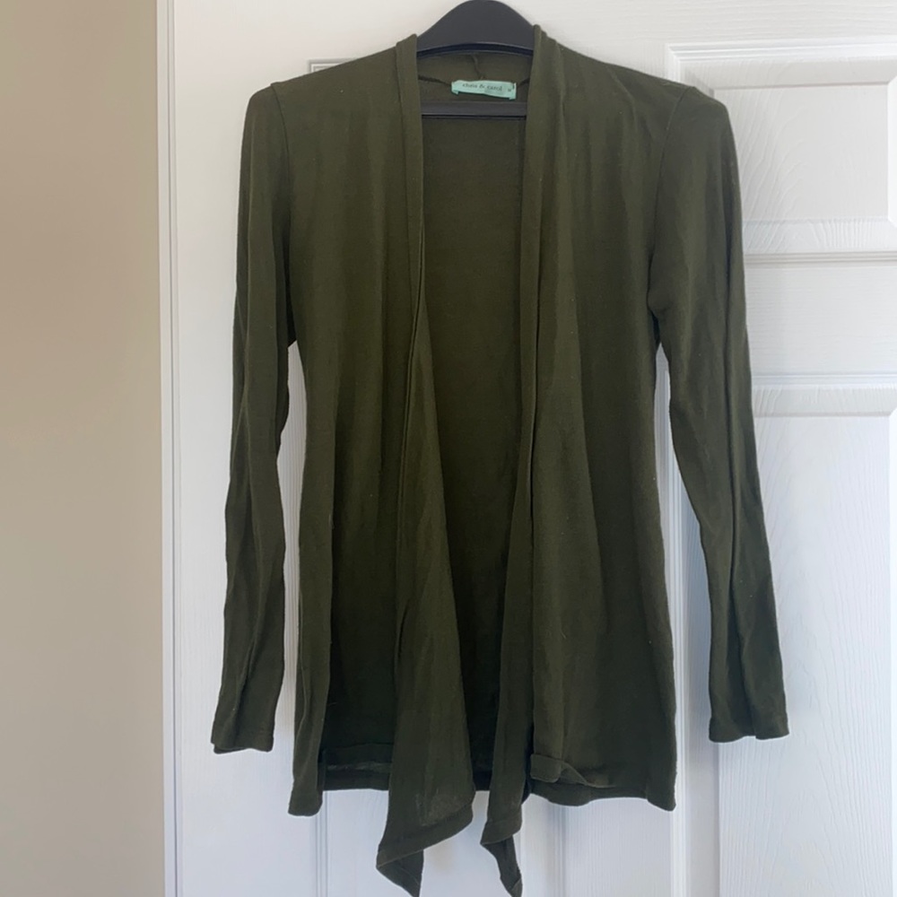 Green Cardigan
